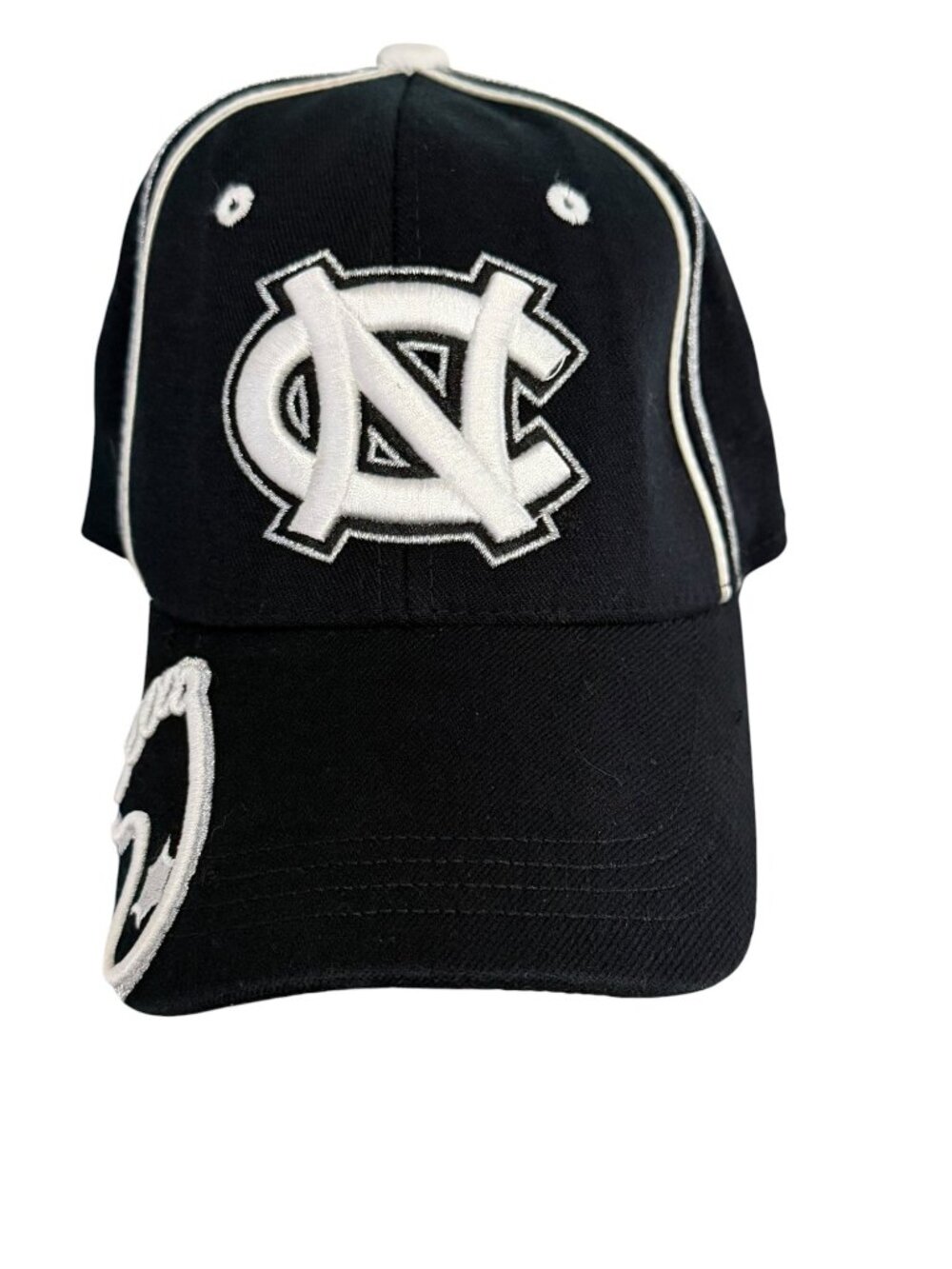 Top of the World UNC North Carolina Tar Heels One-Fit Black Embroidered Hat 2000